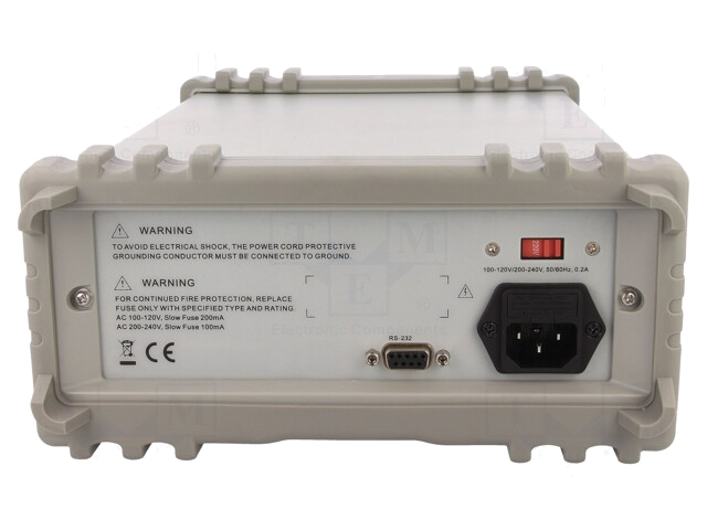 Tafelmultimeter; LCD; Staafdiagram: 23segm.40x/s; True RMS