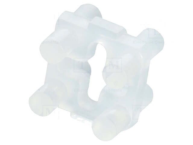 Afstandbus; LED; ØLED: 3mm,5mm; L: 4,1mm; natuurlijk; UL94V-2; T: 1mm