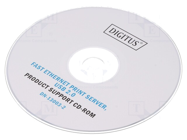 Printerserver; DC,RJ45-aansluiting,USB-A aansluiting