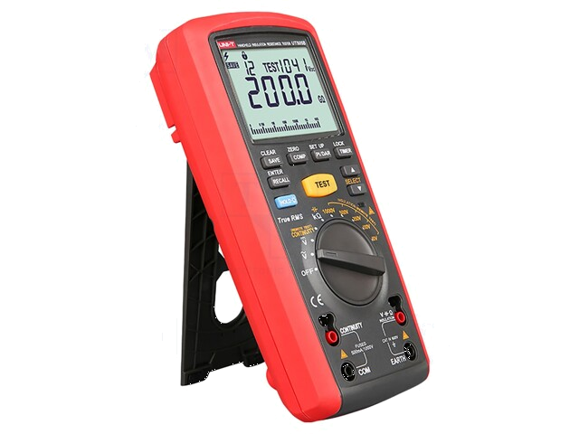 Meter: isolatieweerstand; LCD; (6000); Meetbereik R: 1Ω÷10MΩ