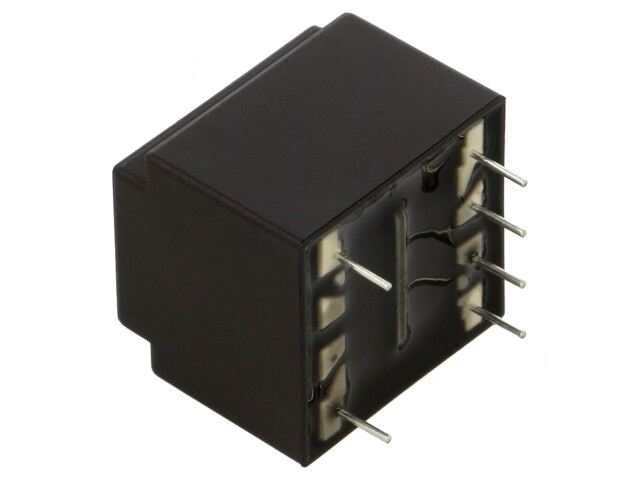 Transformator: ingegoten; 0,35VA; 400VAC; 12V; 12V; 15mA; 15mA; PCB