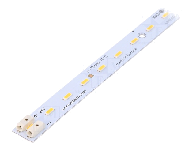 LED balken; 24V; warm wit; W: 10mm; L: 300mm; CRImin: 80; 120°; 4014