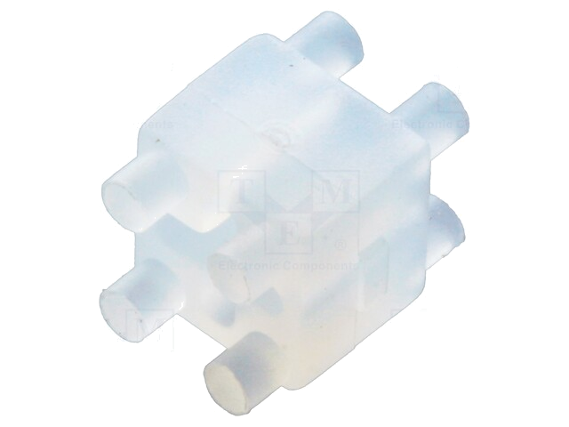 Afstandbus; LED; ØLED: 3mm,5mm; L: 6,4mm; natuurlijk; UL94V-2