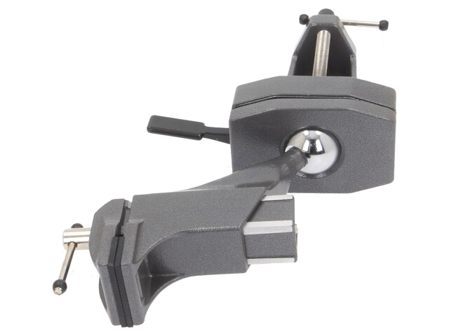 Bankschroef; aluminium; Bekbreedte: 50mm; met kogelscharnier