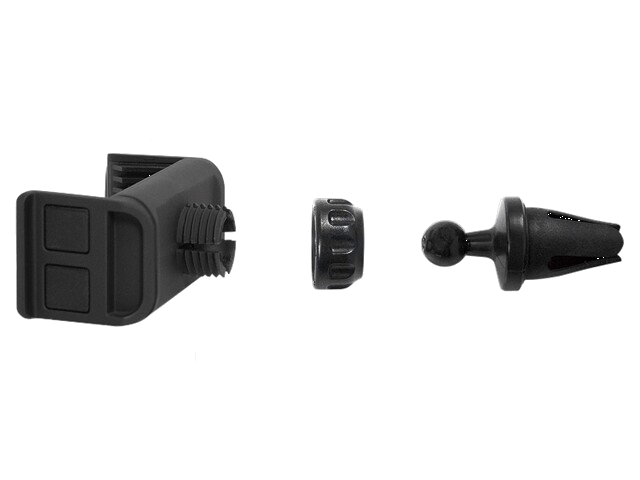 Autohouder; zwart; ventilatierooster; 3,5÷5,5