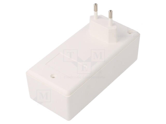 Behuizing: voor voedingseenheid; X: 120mm; Y: 56mm; Z: 42mm; ABS; wit