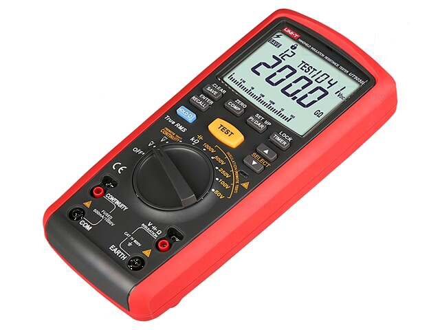 Meter: isolatieweerstand; LCD; (6000); Meetbereik R: 1Ω÷10MΩ