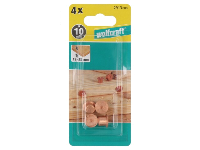 Centreerpunt; Gebruik: voor deuvelverbindingen; 10mm; 4st.