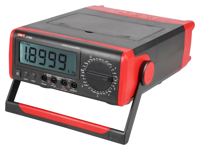 Tafelmultimeter; LCD; VDC: 200mV,2V,20V,200V,1kV; True RMS