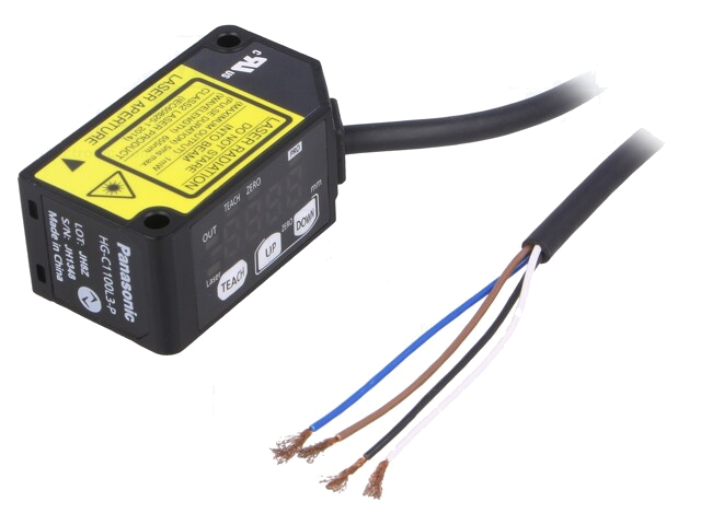Sensor: afstanden; lasersensor; retro-reflectief; Bereik: 100mm