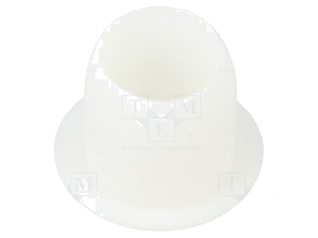 Afsluitdopje; H: 8mm; indrukken; Flensdiam: 12mm; wit; 054085211303
