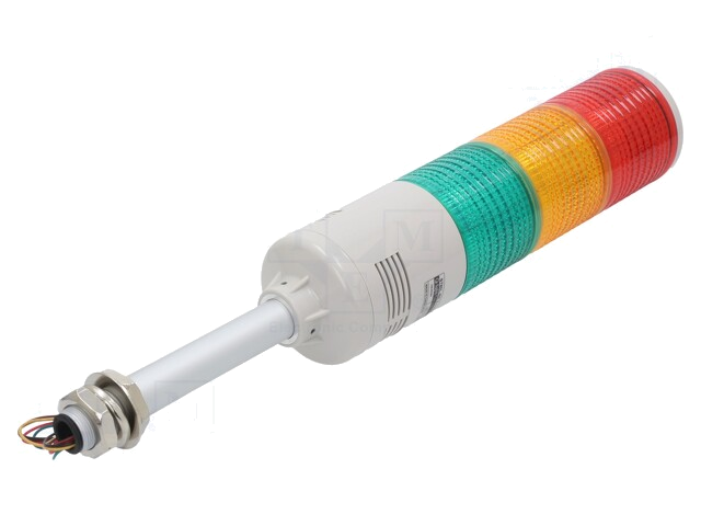 Signaalgever: signaalzuil; LED; rood/amber/groen; 24VDC; IP23