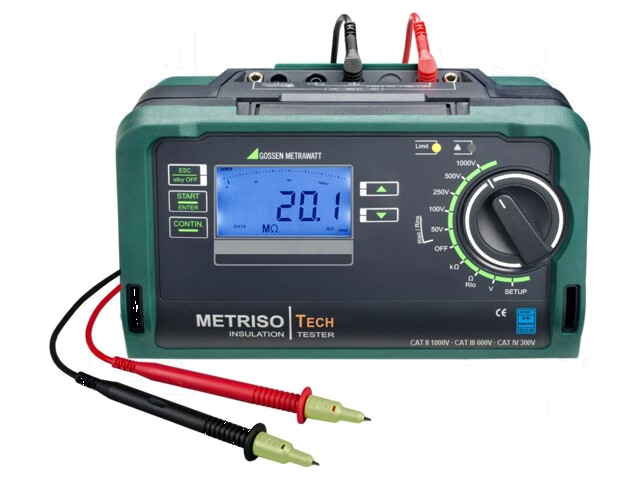 Meter: isolatieweerstand; LCD; Meetbereik R: 170mΩ,10Ω,100Ω,1kΩ