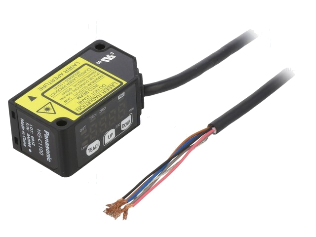 Sensor: afstanden; lasersensor; retro-reflectief; Bereik: 100mm