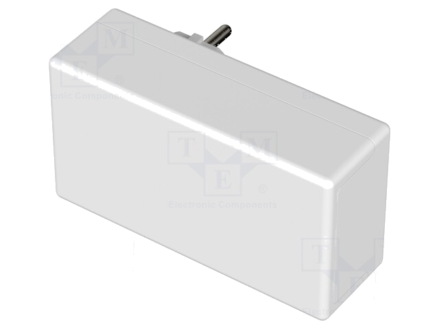 Behuizing: voor voedingseenheid; X: 65mm; Y: 120mm; Z: 40mm; wit