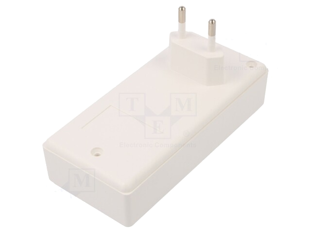 Behuizing: voor voedingseenheid; X: 120mm; Y: 56mm; Z: 31mm; ABS; wit
