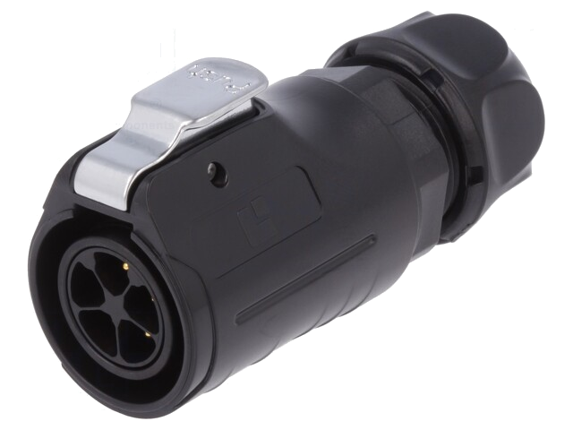 Connector: rond; stekker; maat 20; 02; mannelijk; PIN: 5; verguld