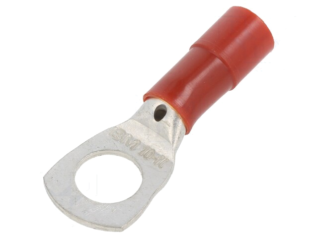 Uiteinde: buis; M10; Ø: 10,5mm; 10mm2; klemmen; voor draad; vertind