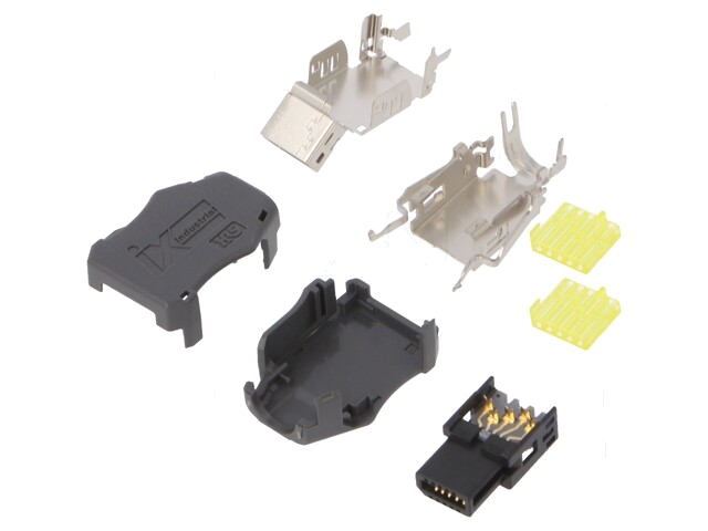 Connector: ix Industrial; stekker; IX; vrouwelijk; PIN: 10; A; IDC