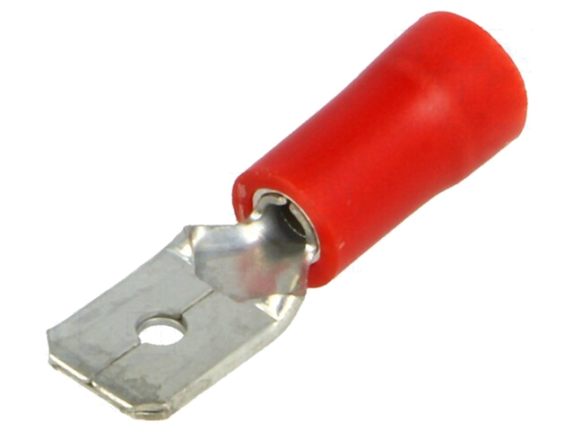 Connector: vlak; 6,3mm; 0,8mm; mannelijk; 0,25÷1,5mm2; klemmen