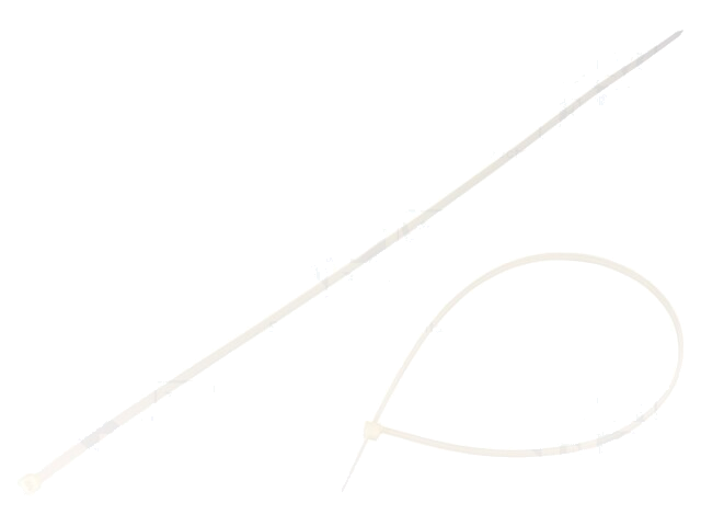 Kabelbinder; L: 365mm; W: 3,5mm; polyamide; natuurlijk; 100st.