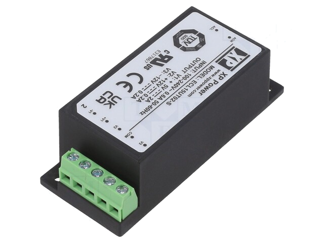 Voedingseenheid: schakelende; open; 15W; 120÷370VDC; 85÷264VAC
