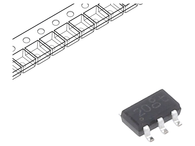 Diode: TVS netwerk; 6÷9V; SC74,SOT457,TSOP6; Ch: 4