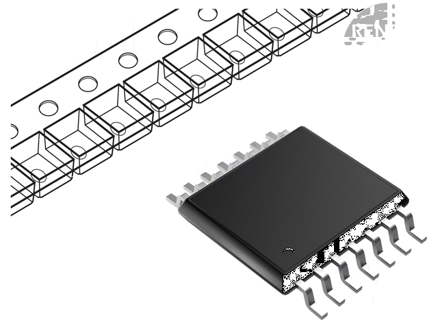 IC: microcontroller; TSSOP14; Interface: I2C,JTAG,SPI; 1,8÷3,6VDC