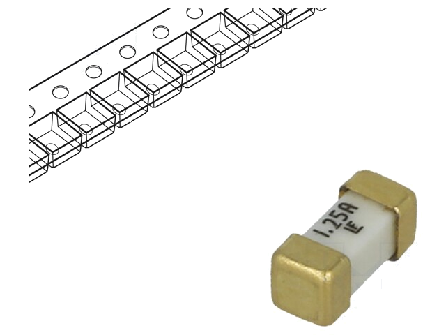 Zekering: smeltveiligheid; super snel; 1,25A; 125VAC; 125V; 125VDC