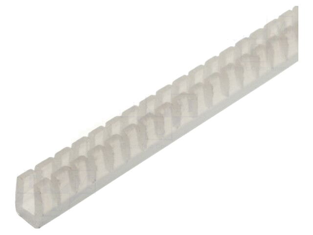Randbescherming; polyethyleen; L: 10m; natuurlijk; H: 5,2mm