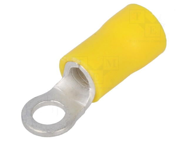 Uiteinde: oog; M4; Ø: 4,3mm; 4÷6mm2; klemmen; voor draad; geïsoleerd