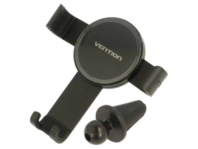 Autohouder; zwart; ventilatierooster; 4,7÷7,2