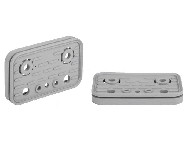 Zuigplaat voor vacu�mblok; 125x75x16,5mm