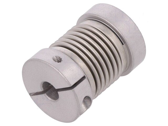Koppeling; Ø1: 6mm; Ø2: 6mm; aluminium,roestvrij staal; -30÷120°C