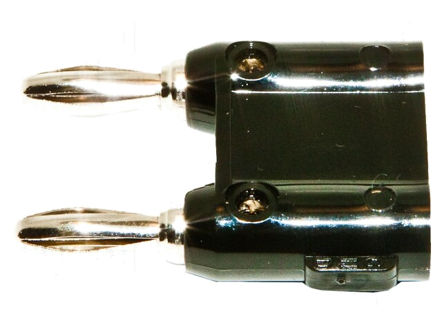 Kortsluitingsstekker; banaanstekker 4mm; 15A; 5kV; zwart