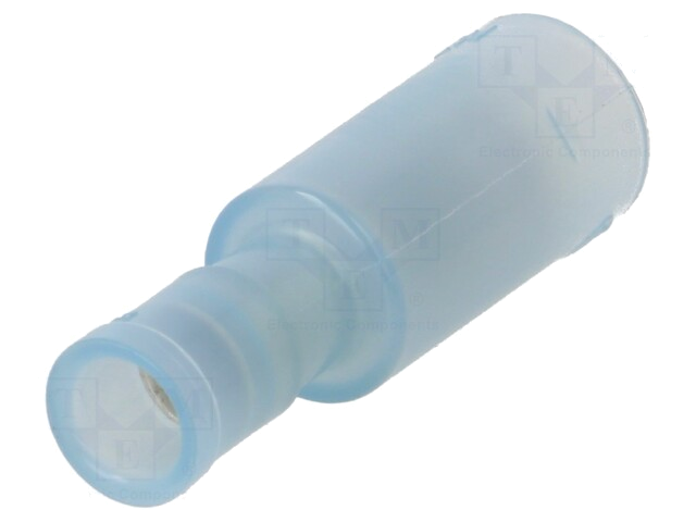 Connector: rond; mannelijk; Ø: 4mm; 2mm2; klemmen; voor draad; blauw