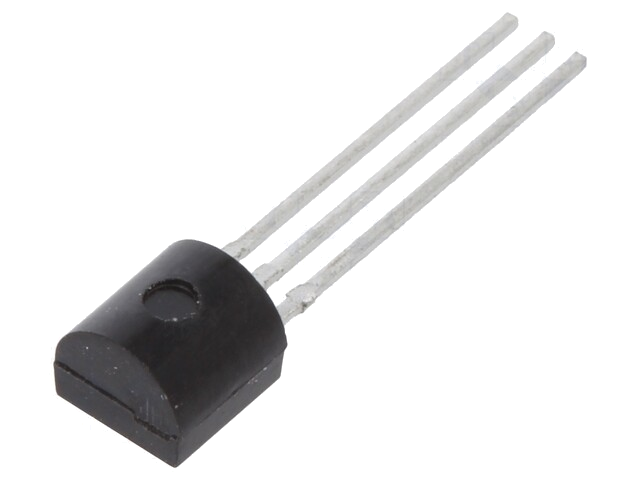 Transistor: NPN; bipolaire; 80V; 0,5A; 0,6W; TO92