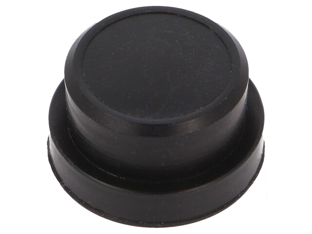 16mm; afdekdopje; Mat: elastomeer; Seal Plug DS; zwart; -20÷80°C