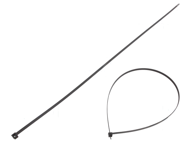 Kabelbinder; L: 760mm; W: 7,6mm; polyamide; 535N; zwart; Ømax: 225mm