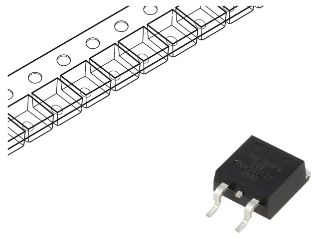 Transistor: N-MOSFET; unipolair; 80V; 120A; Idm: 778A; 349W