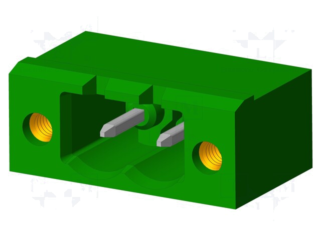 Connector: ontkoppelbare terminal strip; contact; mannelijk