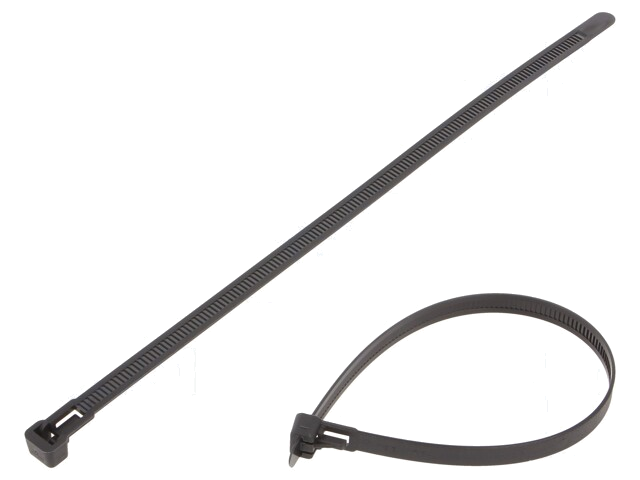 Kabelbinder; binnen getand met een openingsmechanisme; L: 150mm