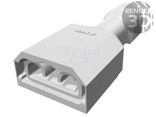 Connector: vlak; 6,3mm; 0,8mm; vrouwelijk; 1,31÷2,08mm2; klemmen