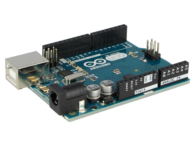 Arduino; penaansluiting,ICSP,USB B,voor voeding; ATMEGA328