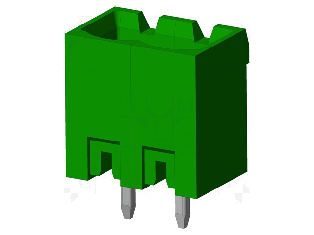 Connector: ontkoppelbare terminal strip; contact; mannelijk