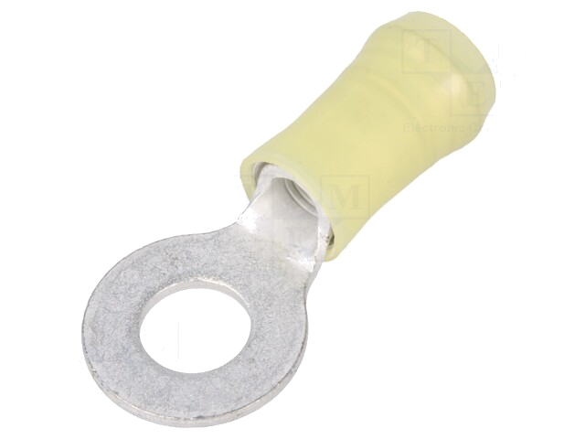 Uiteinde: oog; M6; Ø: 6,3mm; 2,62÷6,64mm2; klemmen; voor draad; geel
