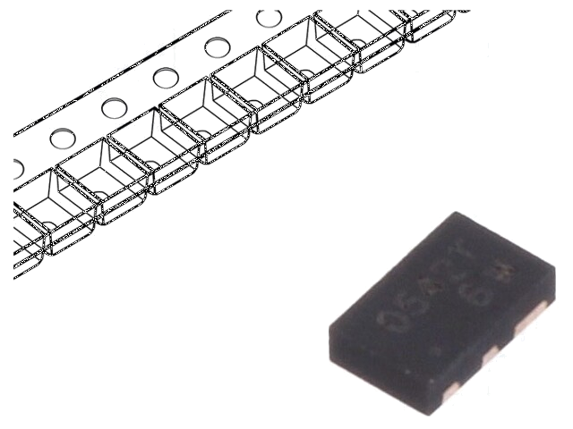 Diode: TVS netwerk; 8V; 5A; 75W; eenrichtings-; SLP1610P4; Ch: 2