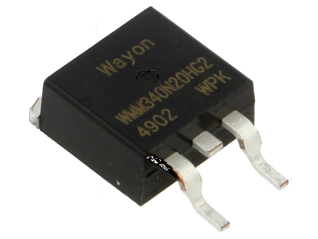 Transistor: N-MOSFET; unipolair; TO263