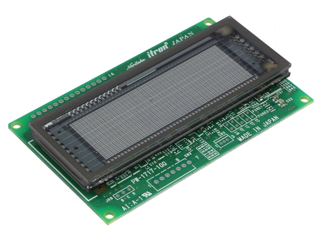 Display: VFD; grafisch; 140x32; 350÷700cd/m2; Temp: -40÷85°C