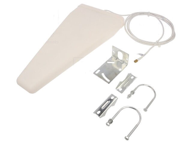 Antenne; wit; SMA; 50W; 600÷2700MHz; 50Ω; 3m; 18dBi; -20÷85°C; RG58